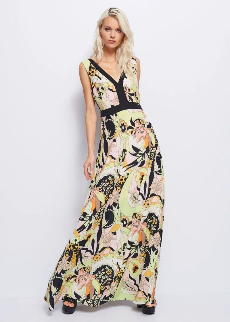 Abito in georgette stampata