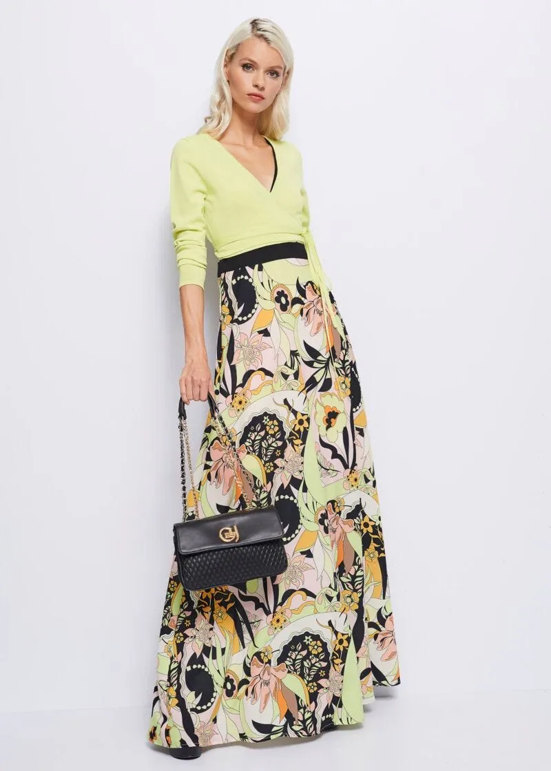 Abito in georgette stampata