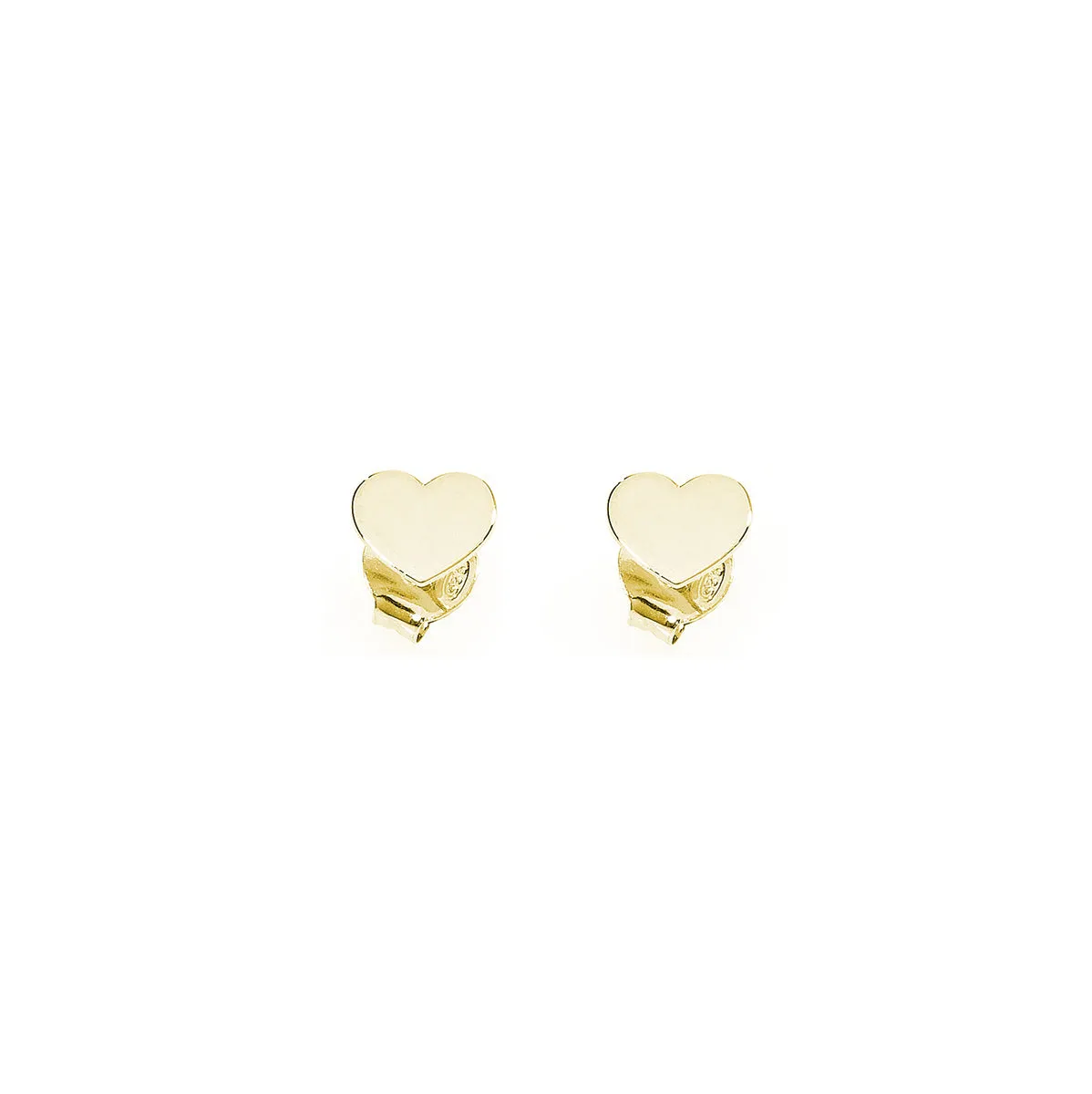 AMEN Orecchini Donna Cuore Dorati in Argento 925