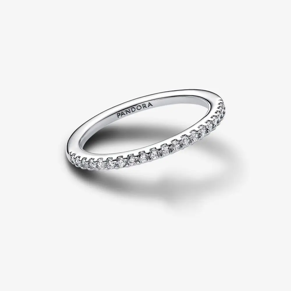 ANELLO PAVÈ FASCIA SOTTILE mis12 PANDORA