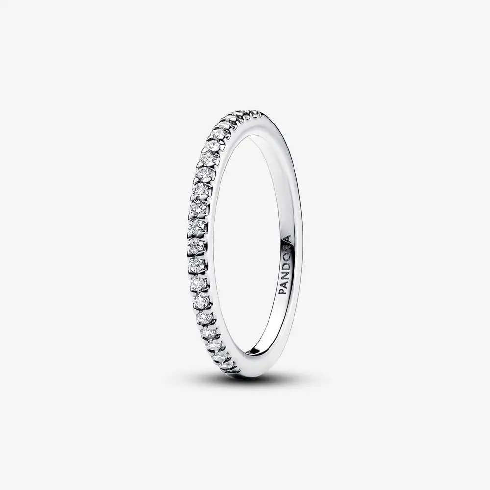 ANELLO PAVÈ FASCIA SOTTILE mis12 PANDORA