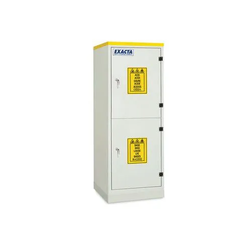 Armadio anticorrosione in PVC 2 scomparti - 1 anta - Exacta