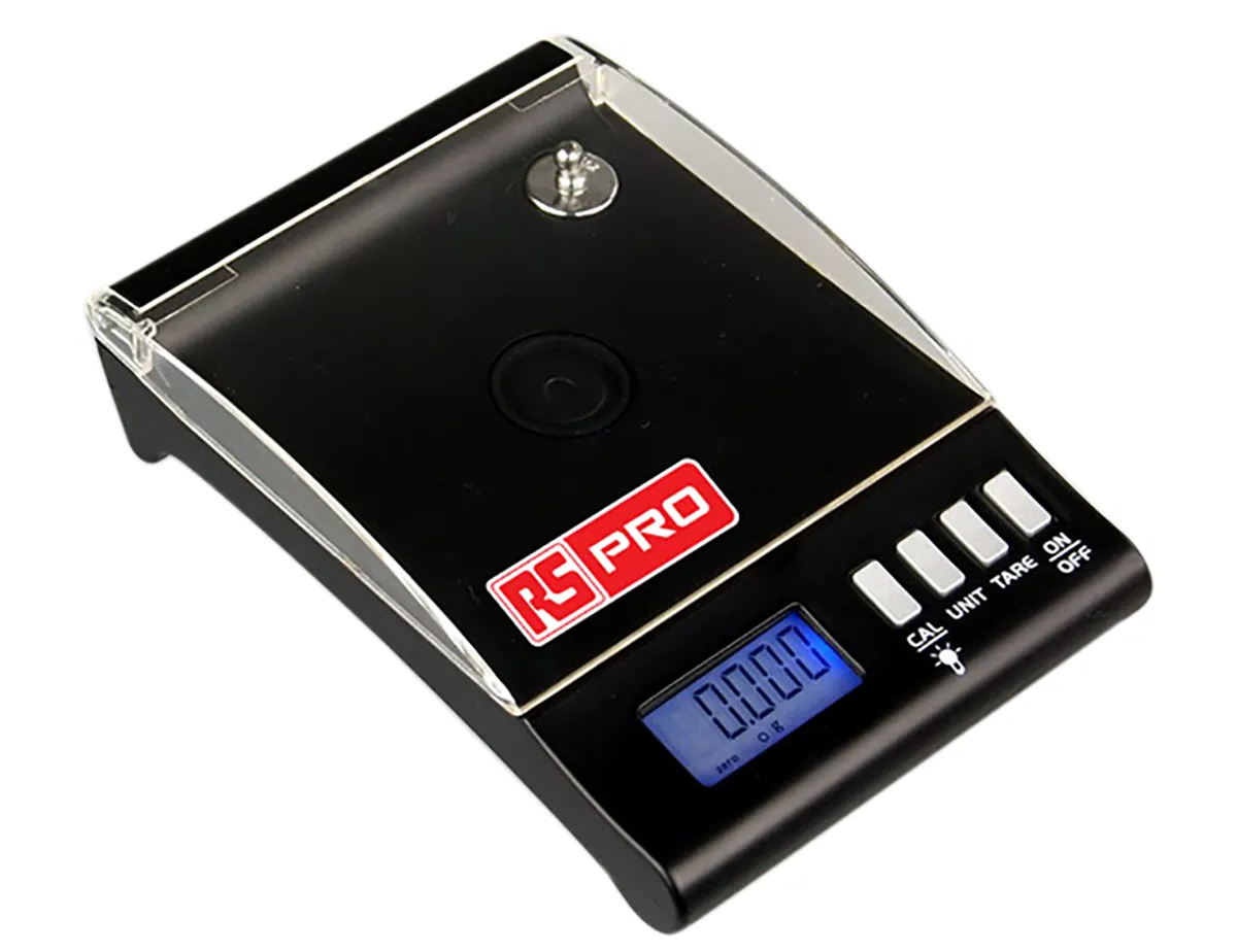 Bilancia Da banco RS PRO, 10g max, risoluzione 0,001 g