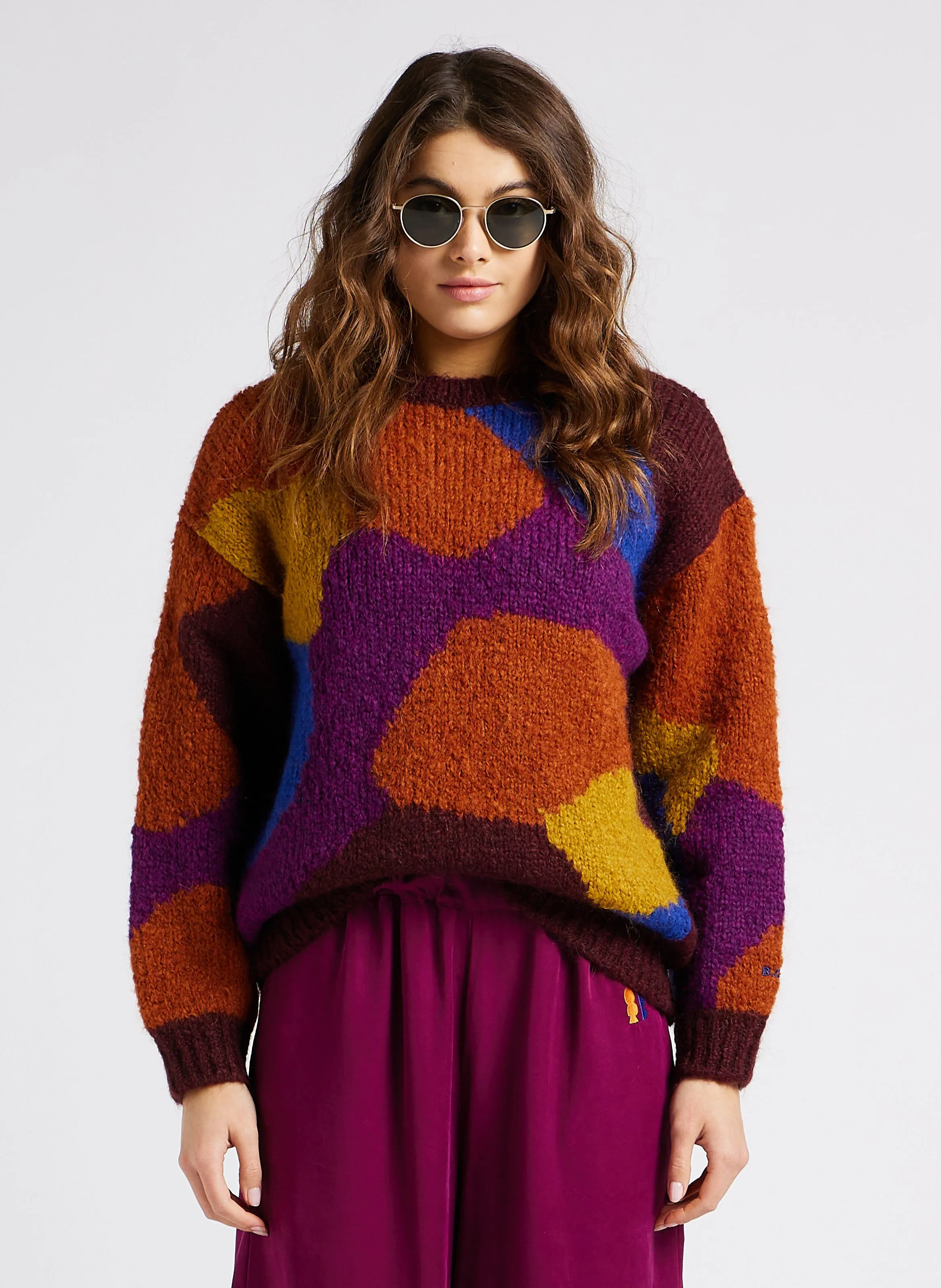  BOBO CHOSES   Maglione scollo tondo oversize | Multicolore