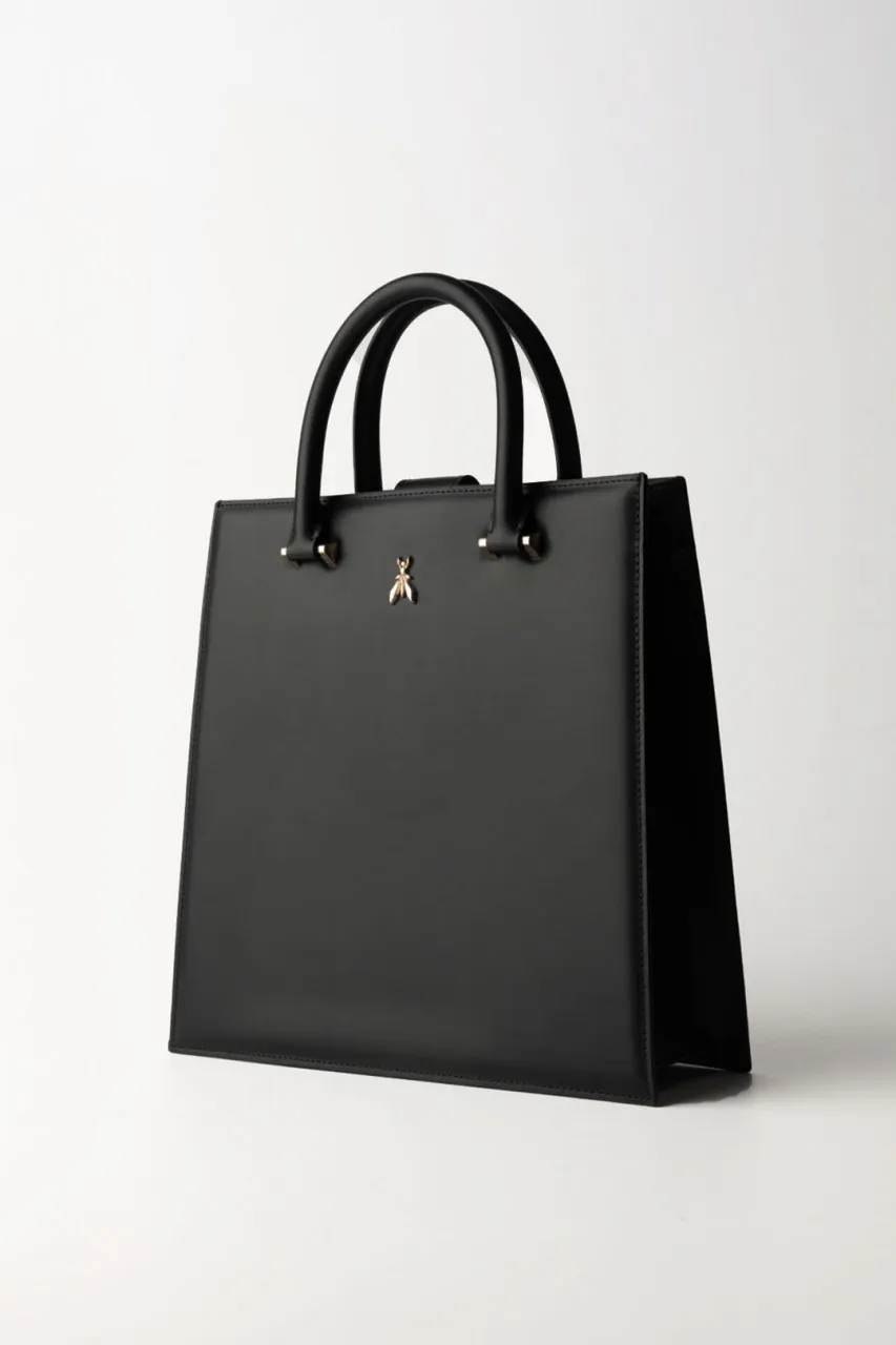 Borsa a mano media Nero