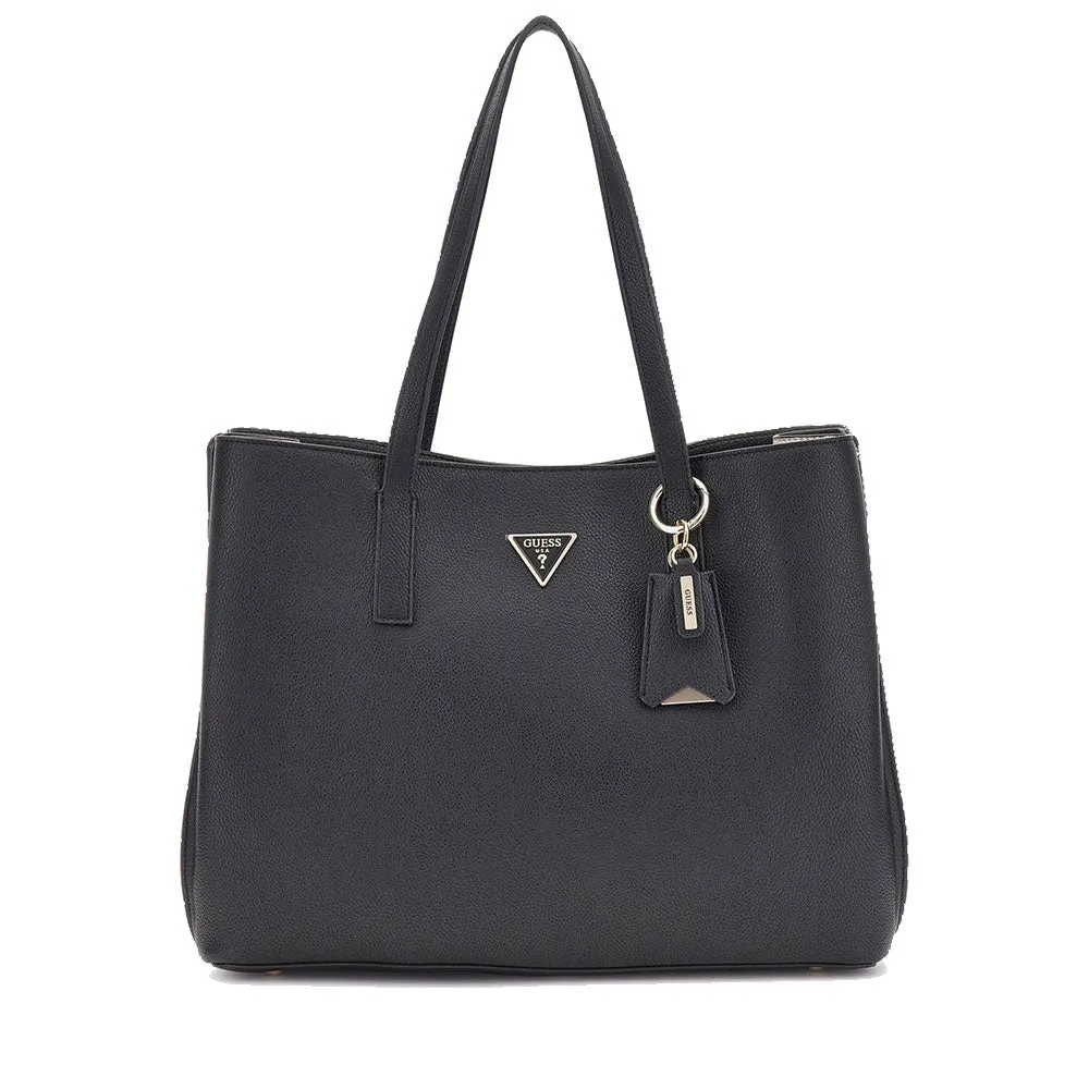 Borsa Donna a Spalla Shopper GUESS Linea Meridian colore Black