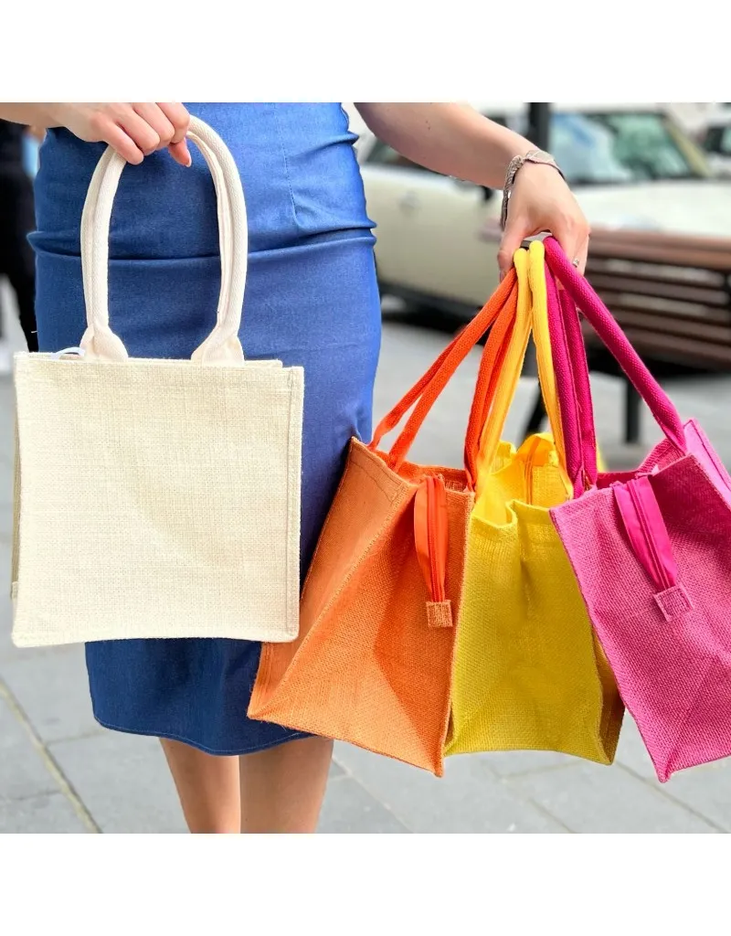 BORSA IN JUTA BEIGE