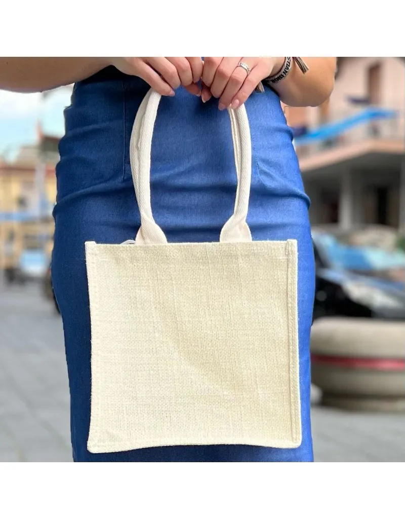 BORSA IN JUTA BEIGE