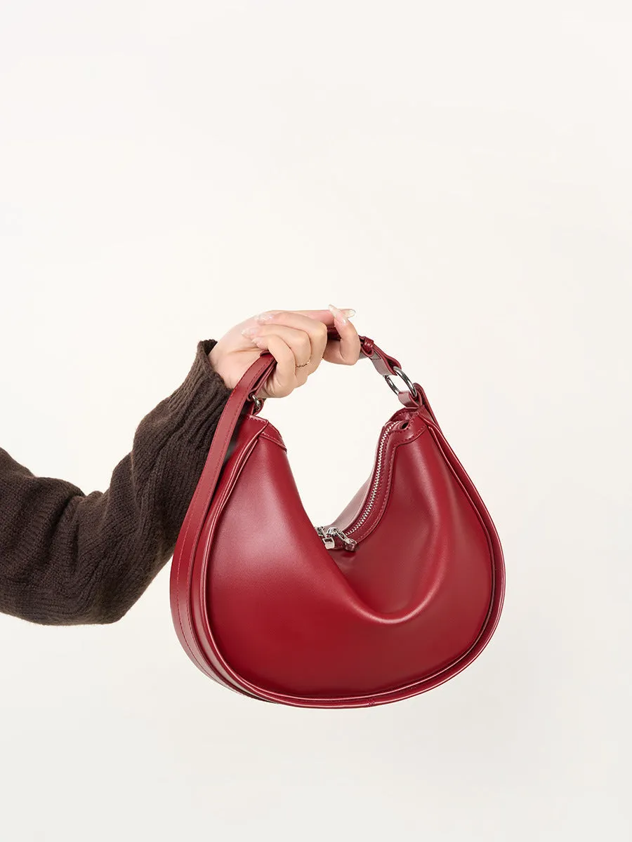 Borsa in pelle minimalista moda donna