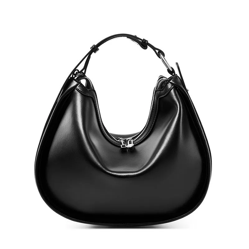 Borsa in pelle minimalista moda donna