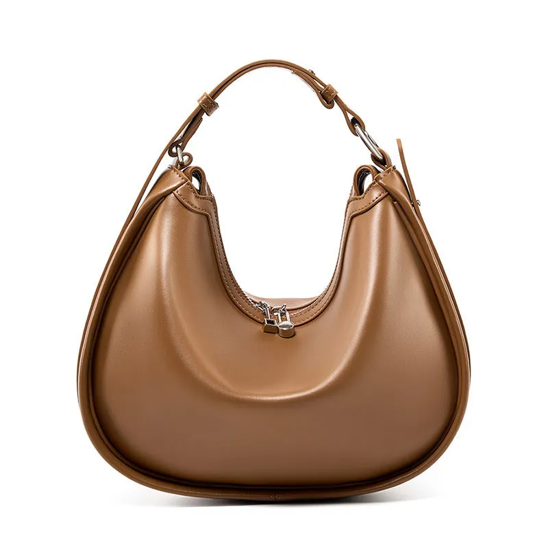 Borsa in pelle minimalista moda donna