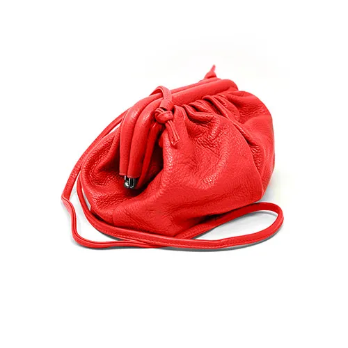 Borsa tracolla vera pelle rossa – cod. 30471 