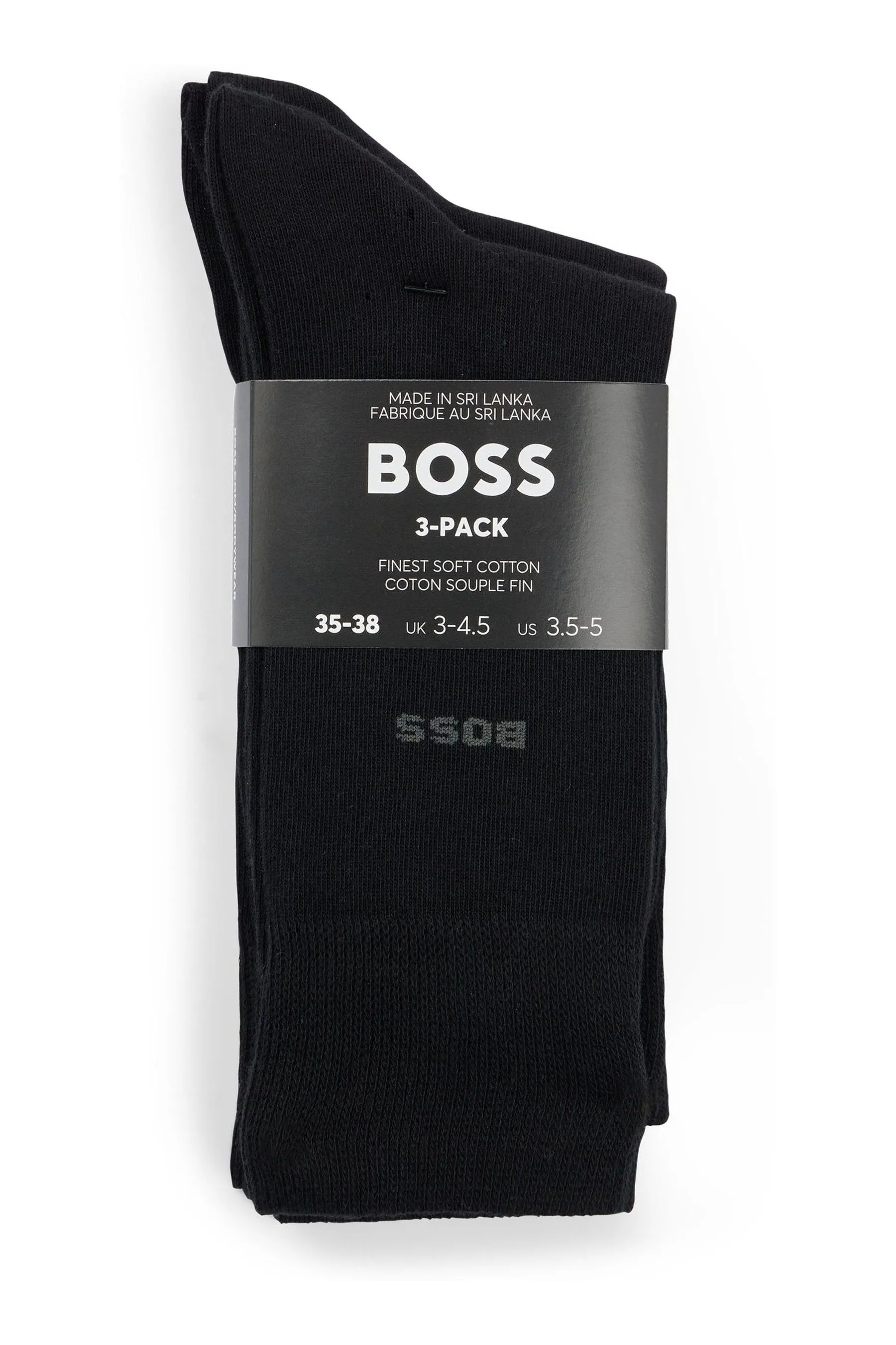 BOSS -Blend Calzini 3 Confezione in cotone - Lunghezza