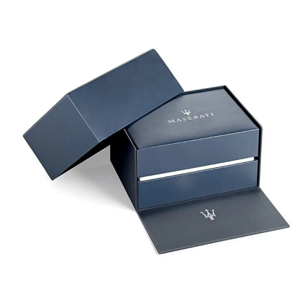 BRACCIALE JEWELS PELLE NERA MASERATI