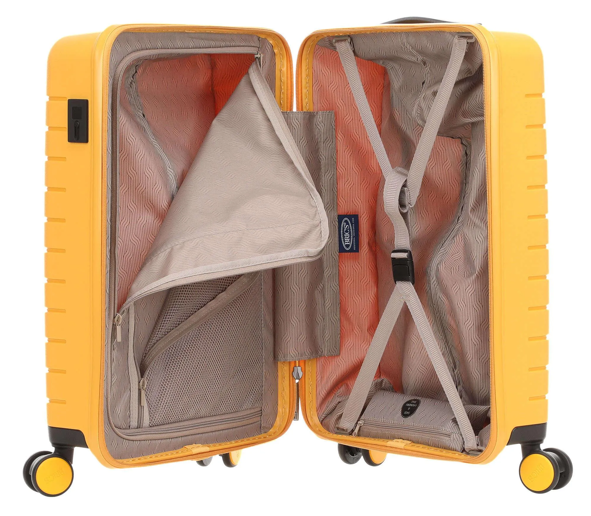 Brics BY Ulisse Valigia trolley (4 ruote) giallo 55 cm  