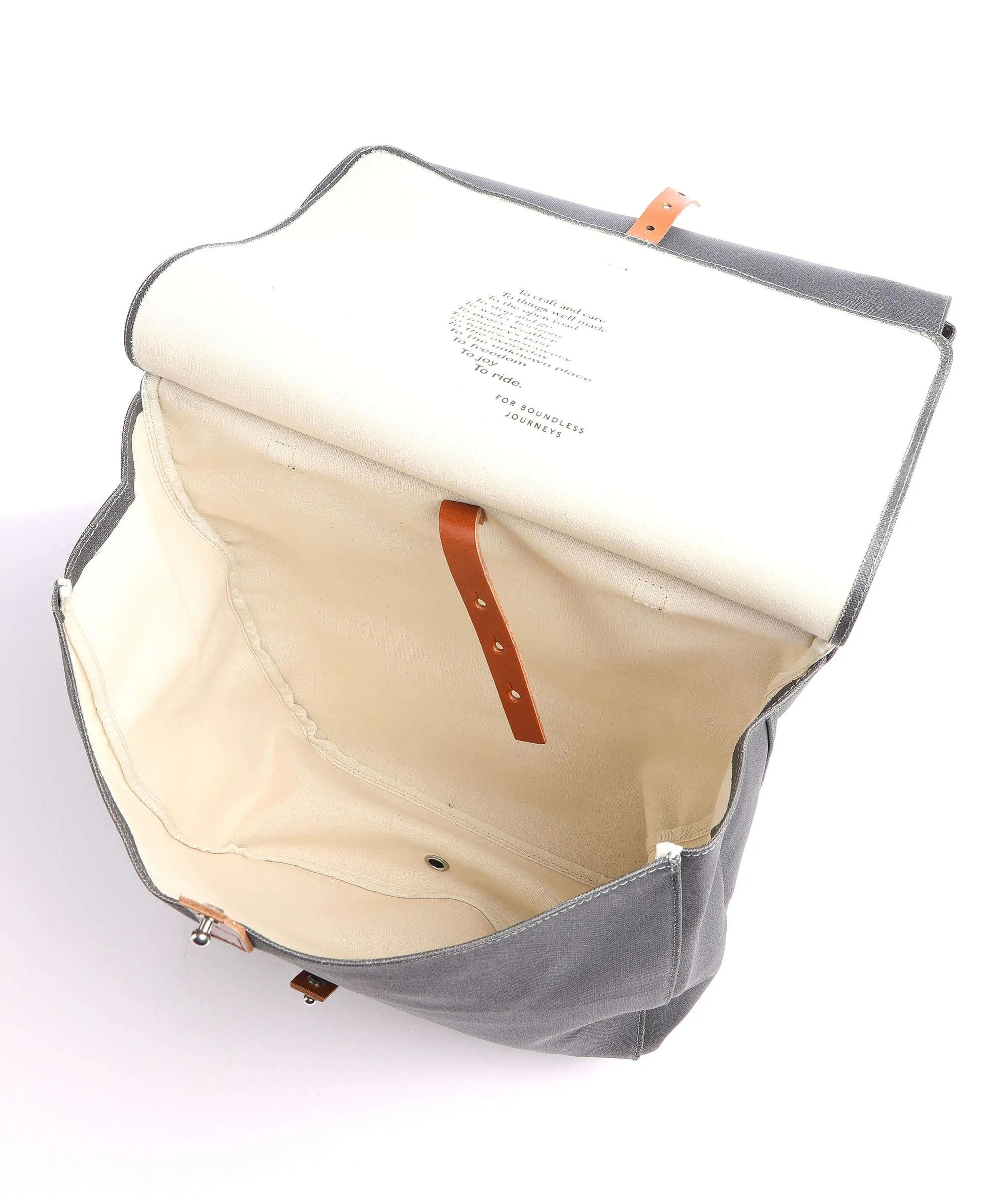  Brooks England Bricklane Borsa per portapacchi tela grigio scuro  