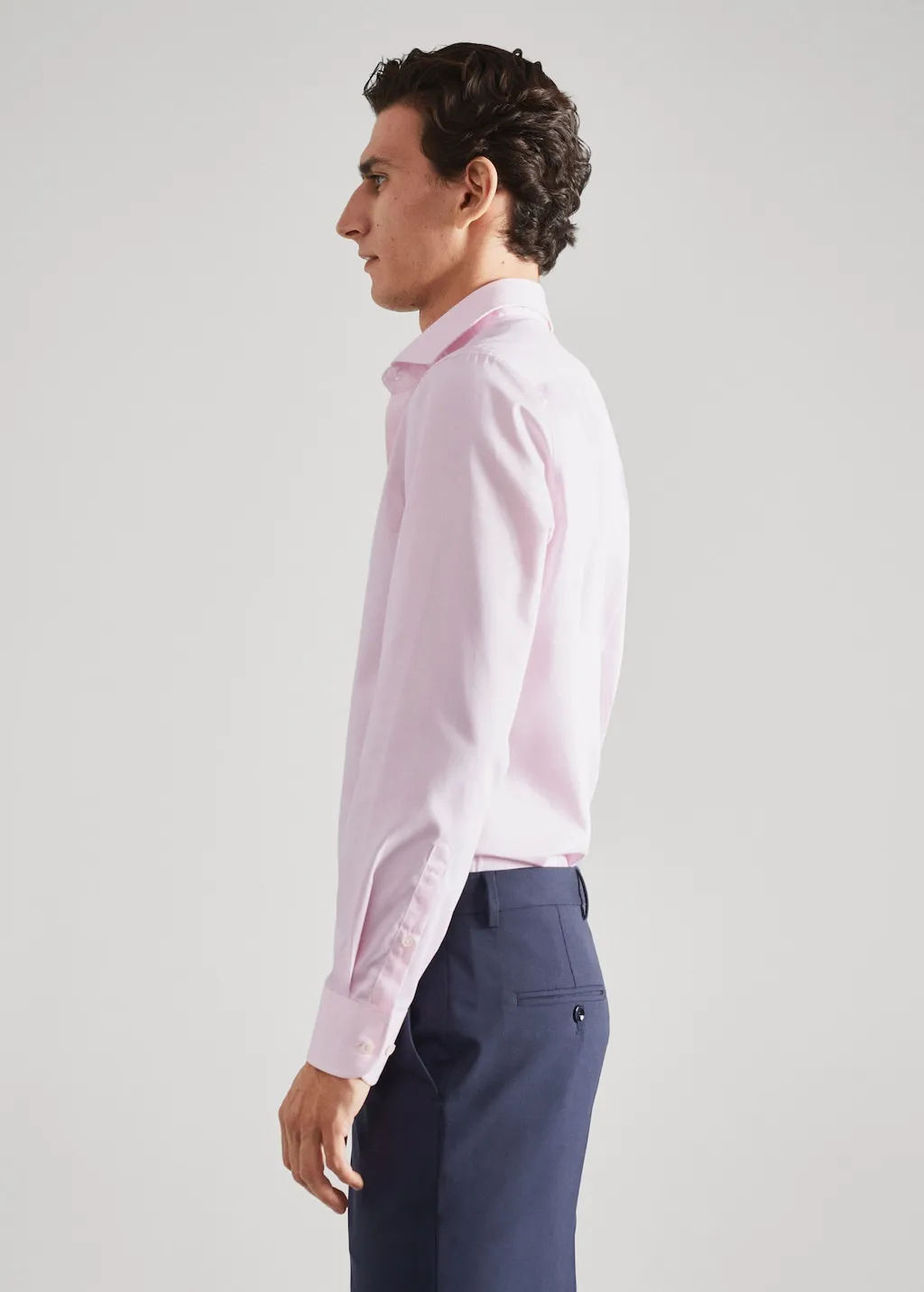 Camicia completo slim fit texture