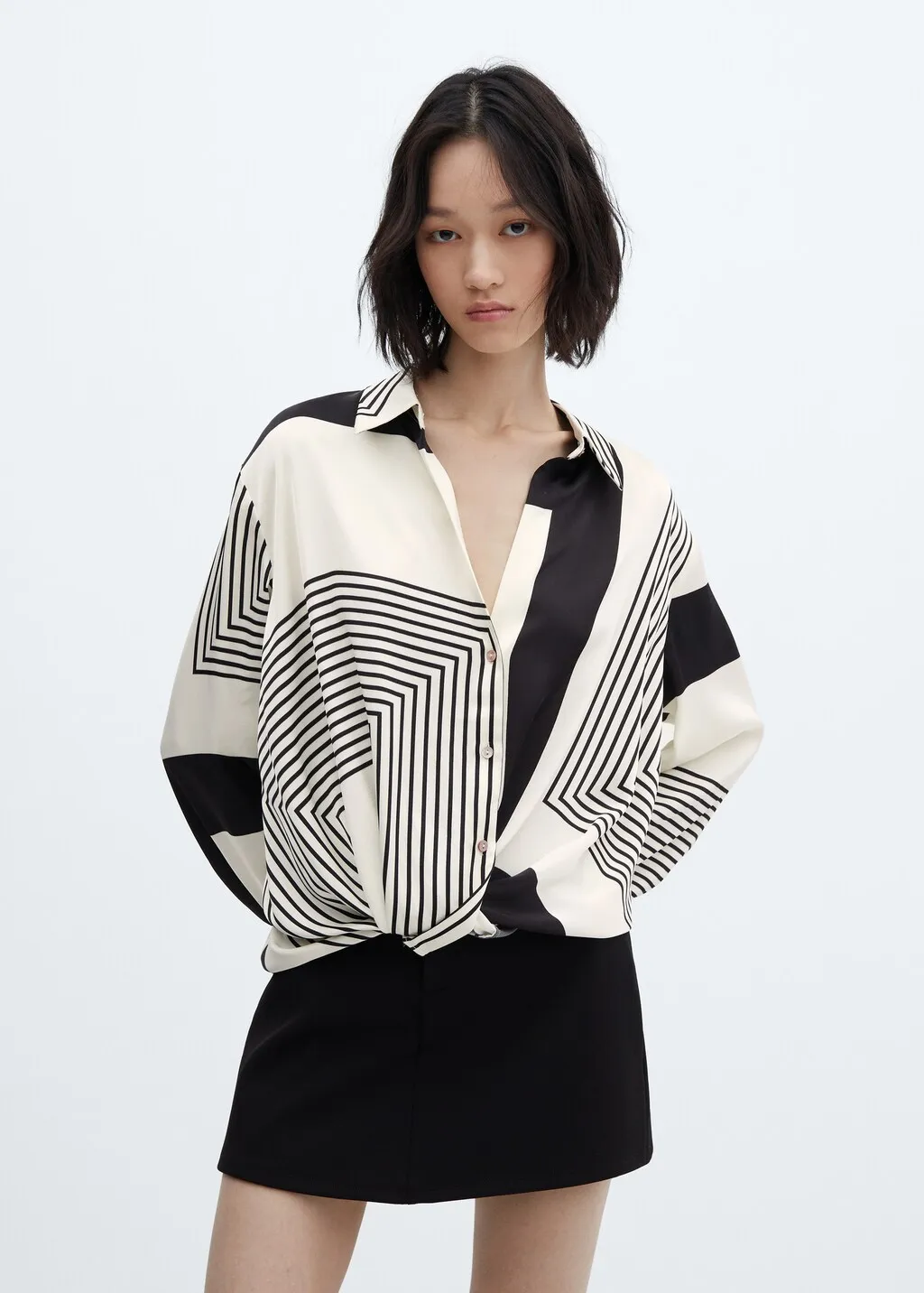 Camicia stampa righe