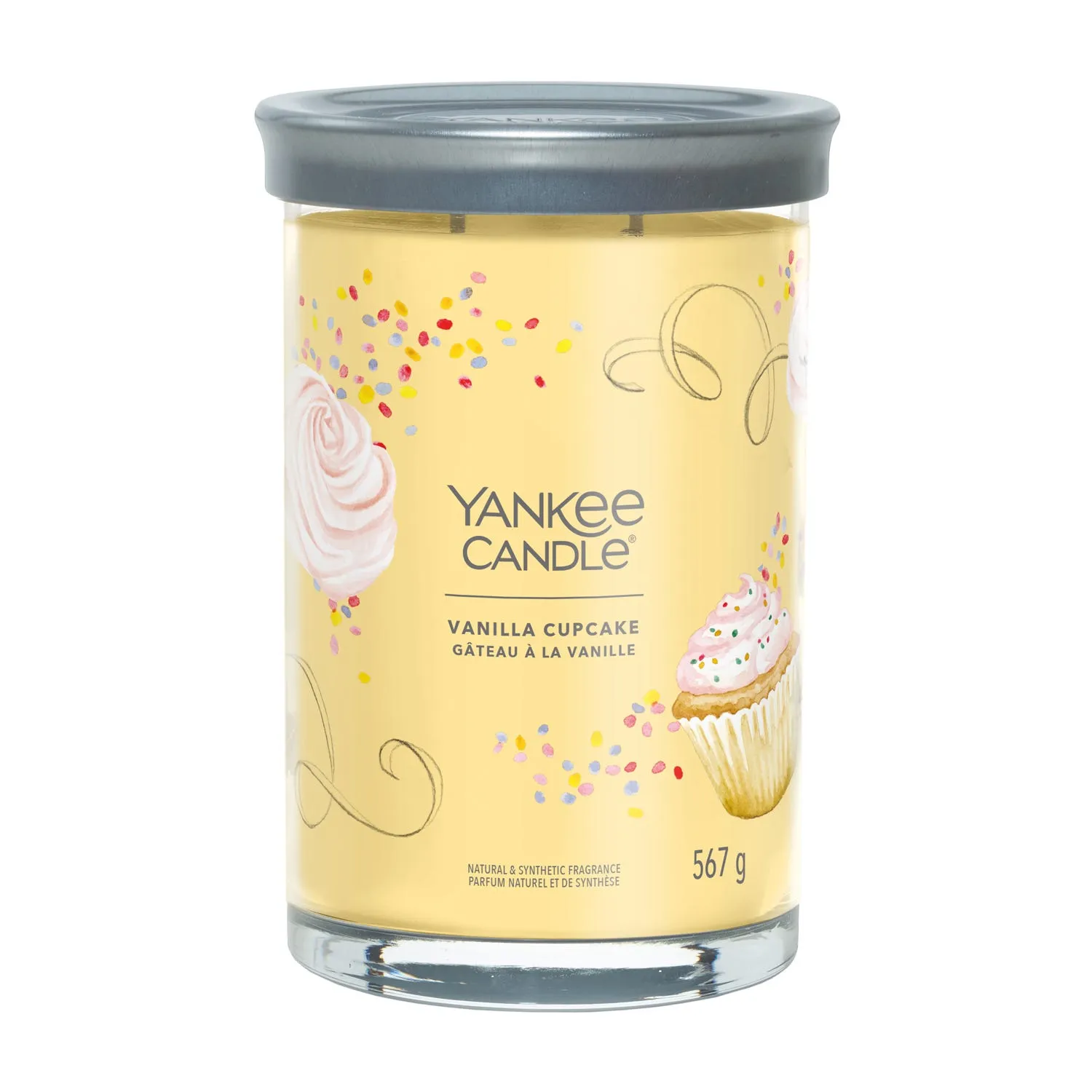 Candela Vanilla Cupcake in barattolo grande - Yankee Candle 