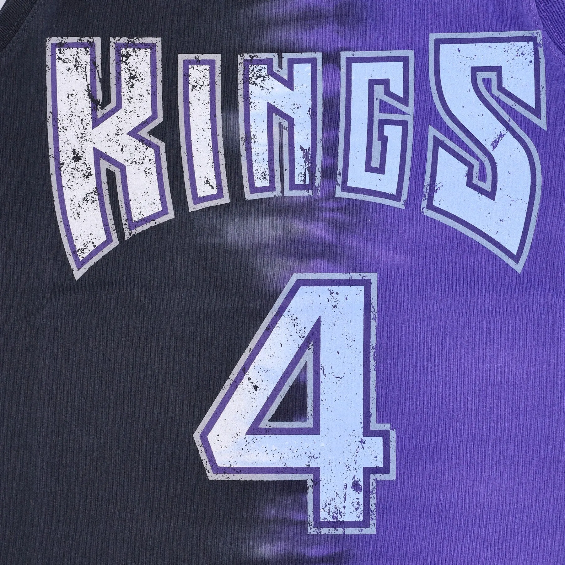 Canotta Uomo Nba Vertical Tie Dye Tank Hardwood Classics No 4 Chris Webber Sackin Original Team Colors
