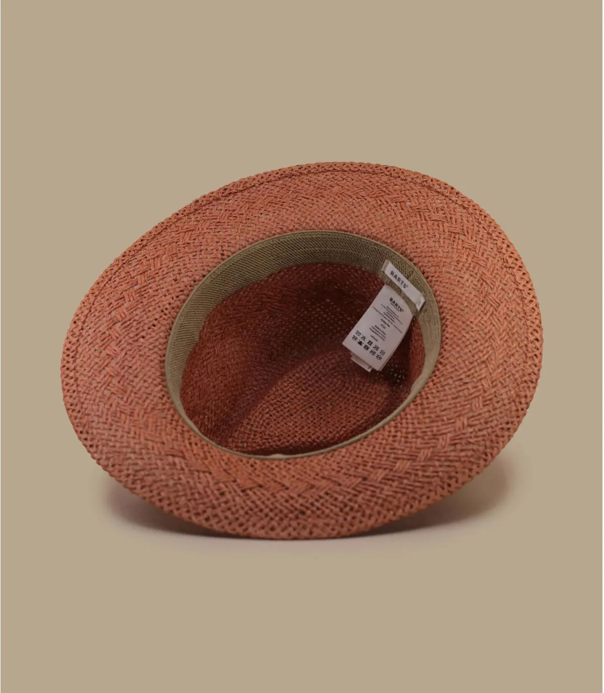 Cappello fedora di paglia marrone da donnaArday terra     