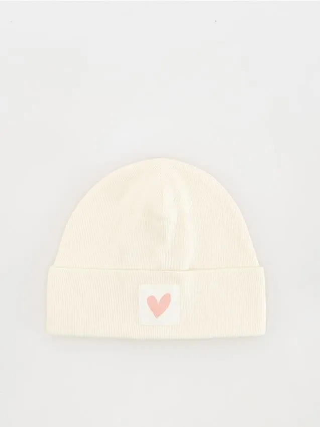 Cappello in cotone con toppa