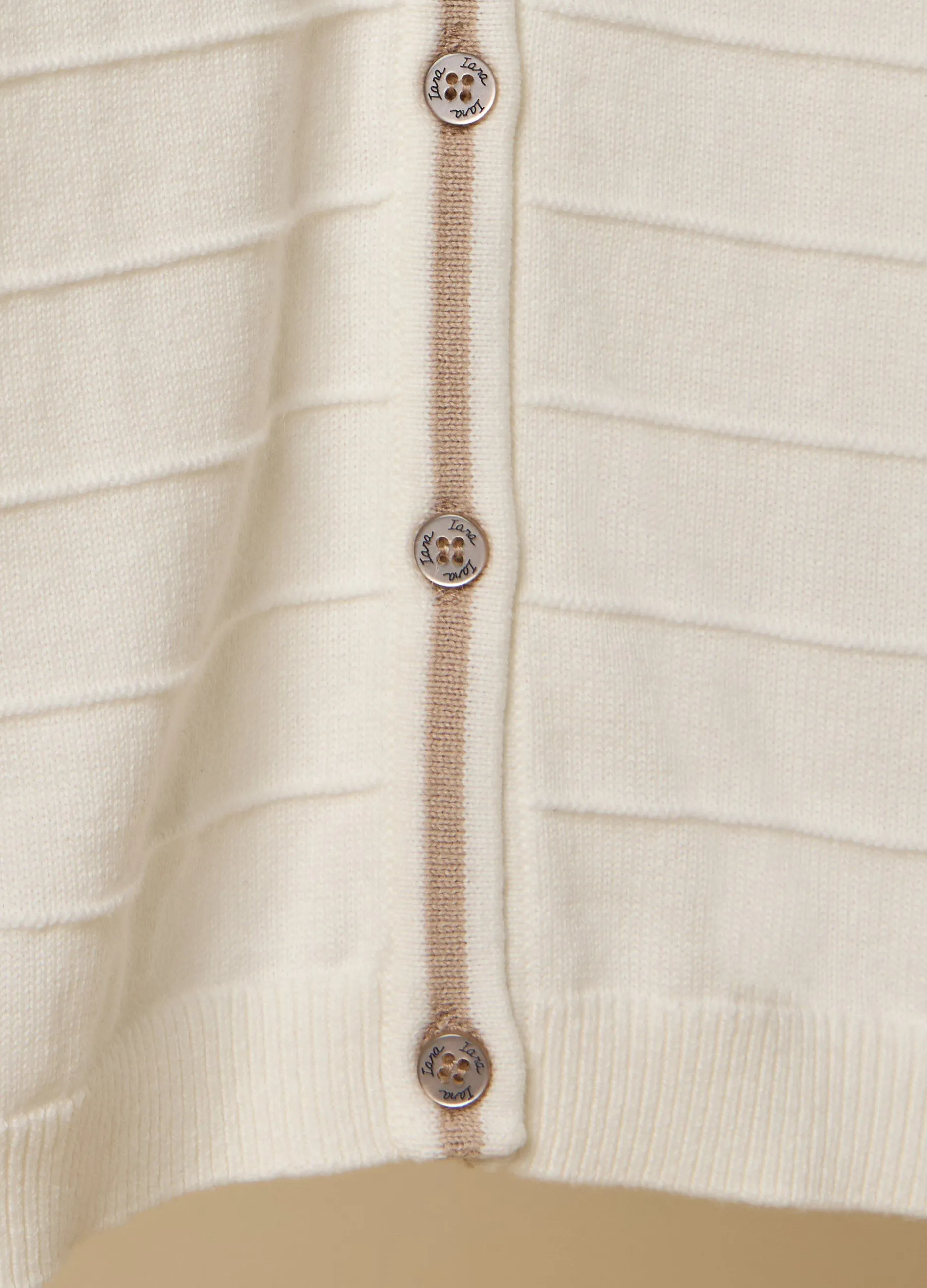 Cardigan IANA tricot in puro cotone neonato