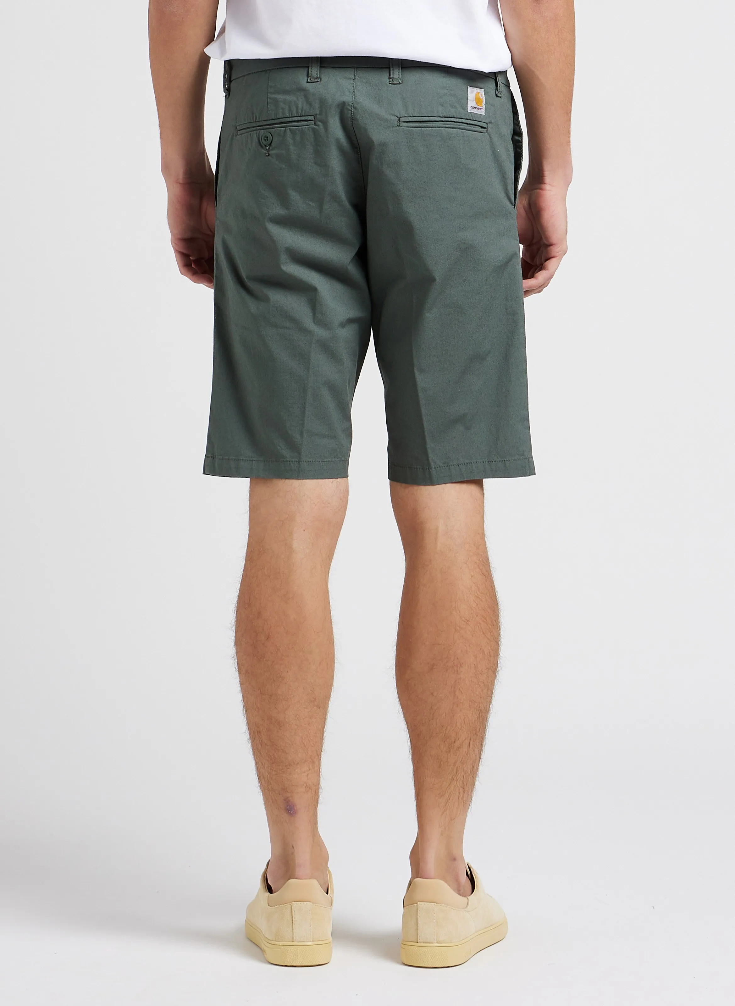  CARHARTT WIP   SID - Shorts in misto cotone | Verde