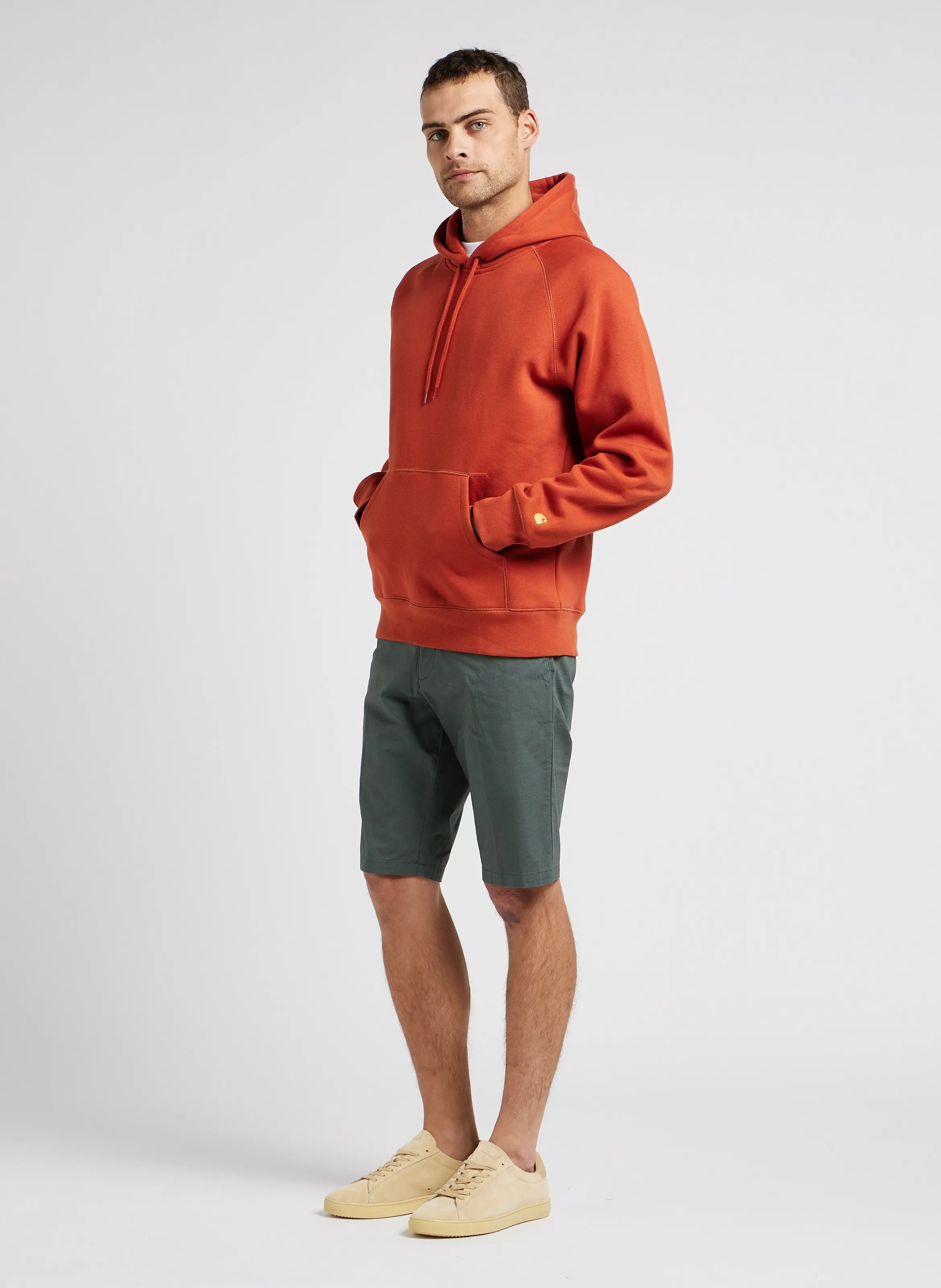  CARHARTT WIP   SID - Shorts in misto cotone | Verde