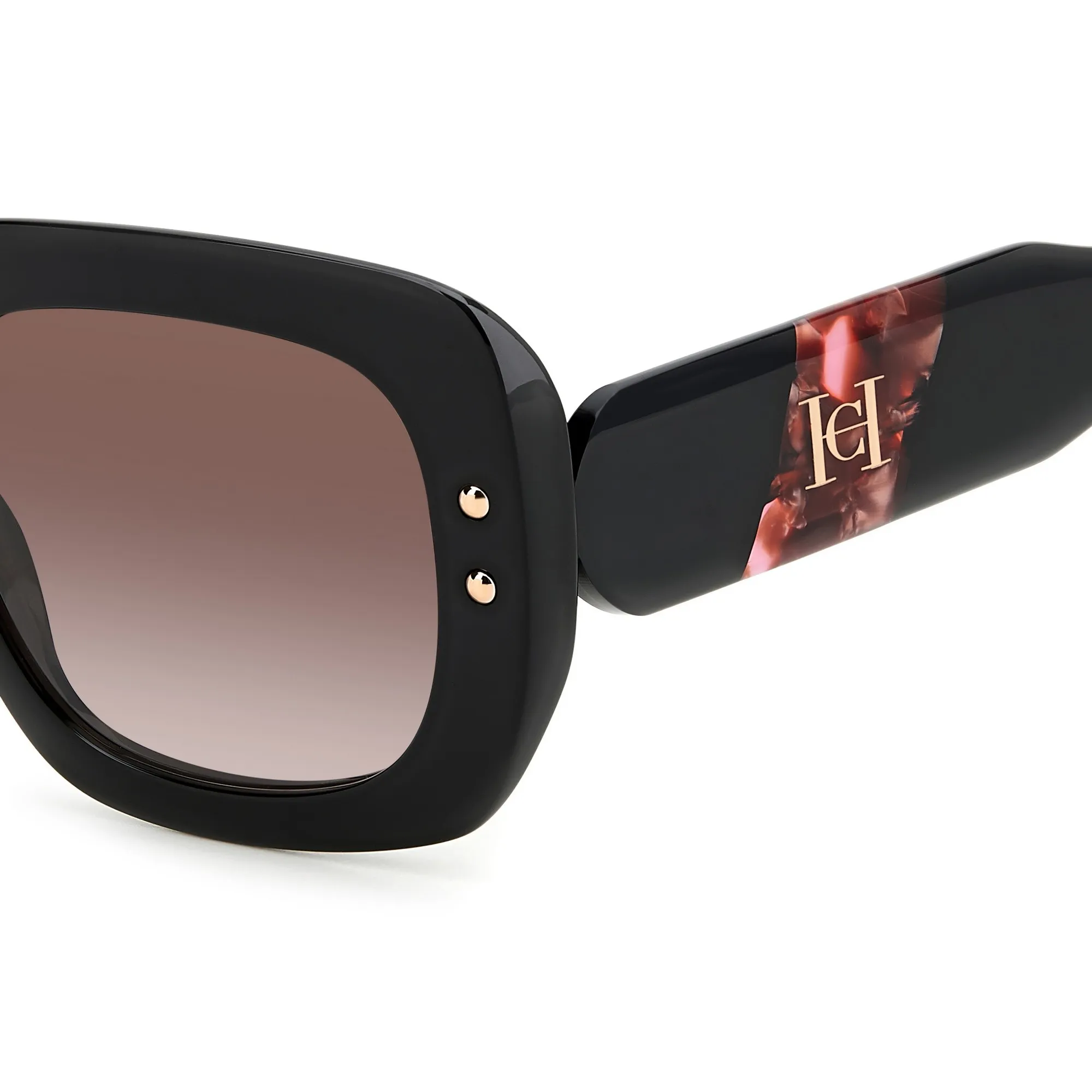   Carolina Herrera HER 0186/S - GUU HA Bordeaux Nero | Occhiale Da Sole Donna 
