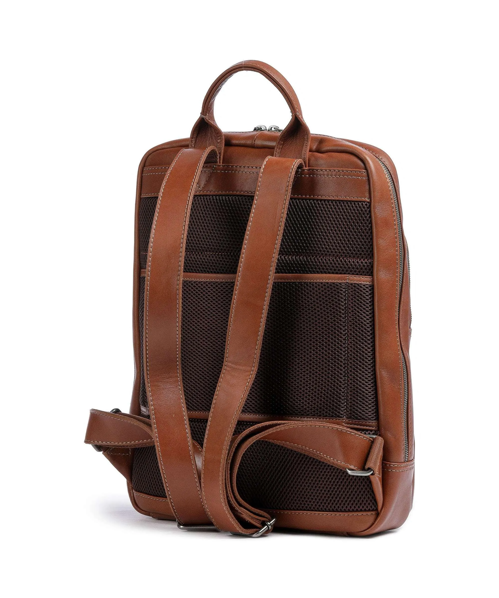  Castelijn & Beerens Firenze Zaino 14″ pelle a grana fine cognac  