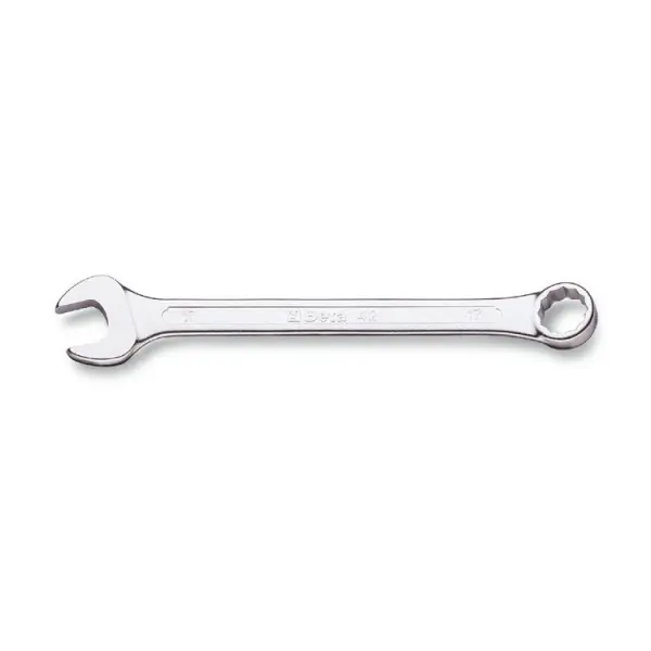 CHIAVI COMBINATE A FORCHETTA E POLIGONALE PIEGATA CROMATE 42 34