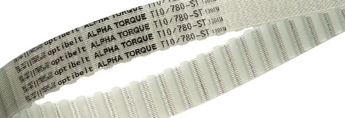 Cinghia sincrona OPTIBELT, 91 denti, passo 5mm, dimensioni 455mm x 16mm, in Poliuretano