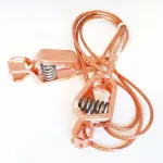 Clip a coccodrillo Mueller Electric, 100A, apertura 27mm, isolato