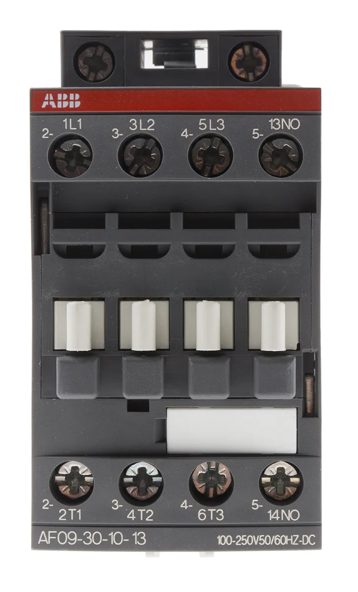 Contattore ABB, serie AF, 3 poli, 3NO, 25 A, 4 kW, bobina 230 V ca