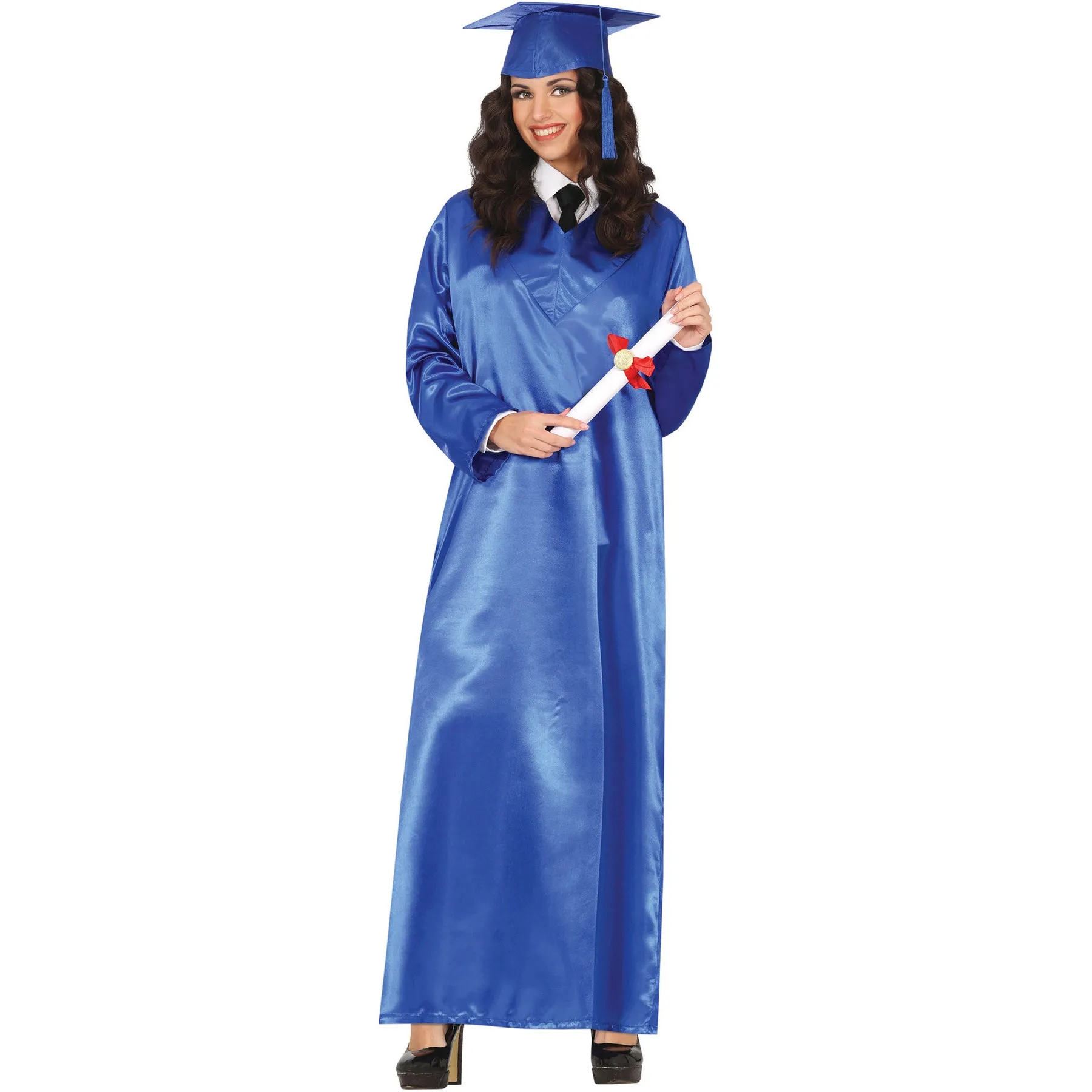 Costume da laureato blu per adulto