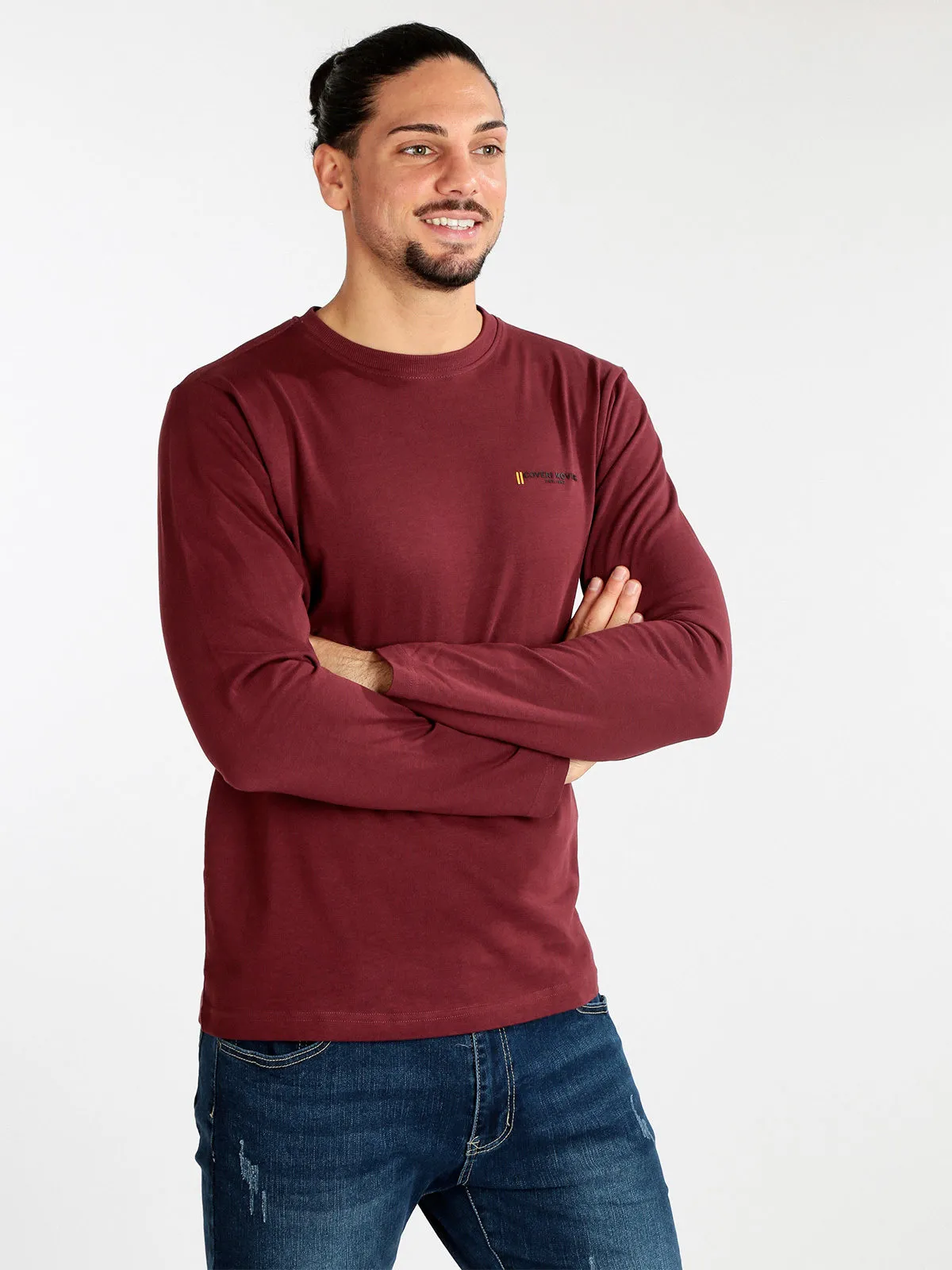 Coveri Moving T-shirt à manches longues pour hommes