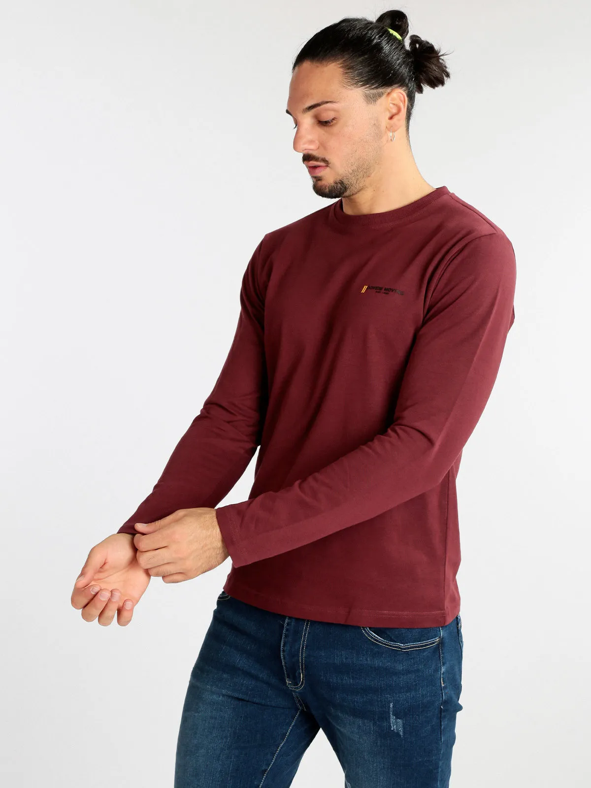 Coveri Moving T-shirt à manches longues pour hommes