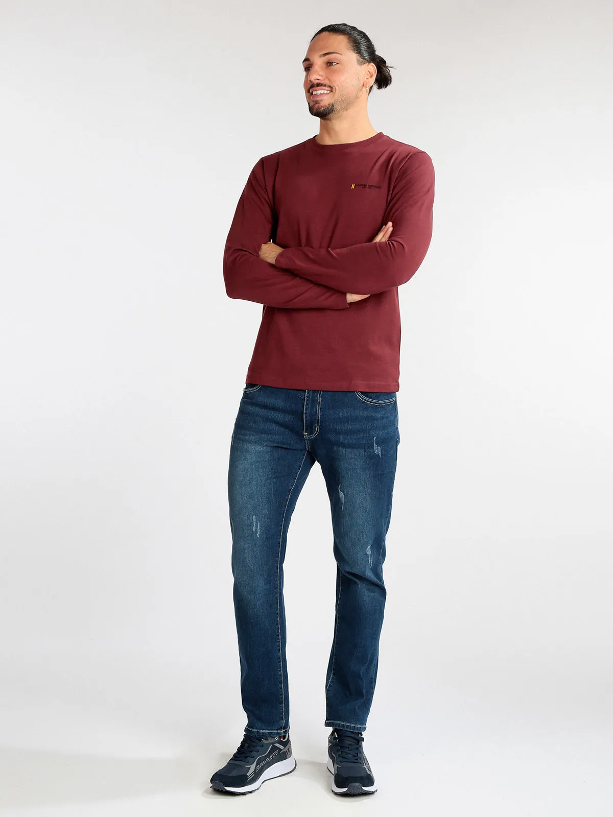 Coveri Moving T-shirt à manches longues pour hommes