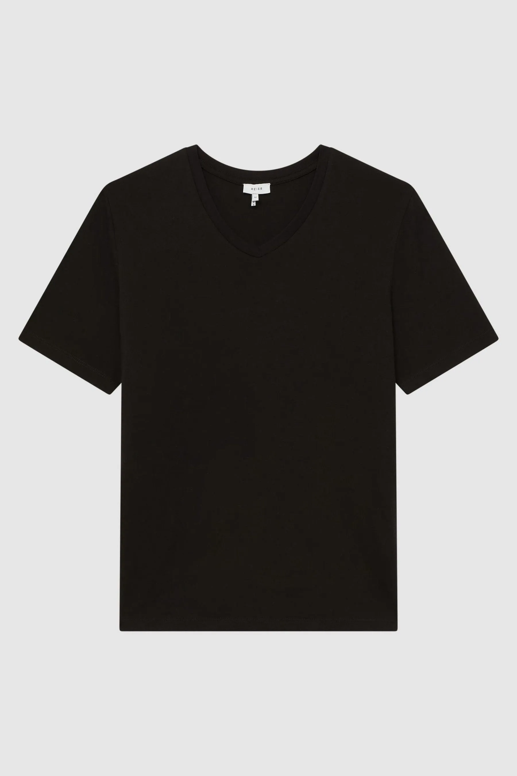 Dayton - T-shirt in cotone con scollo a V    