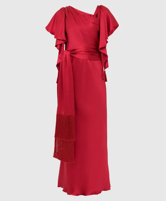 Dolce&Gabbana Abito in seta rossa F6C8LTFU1NU
