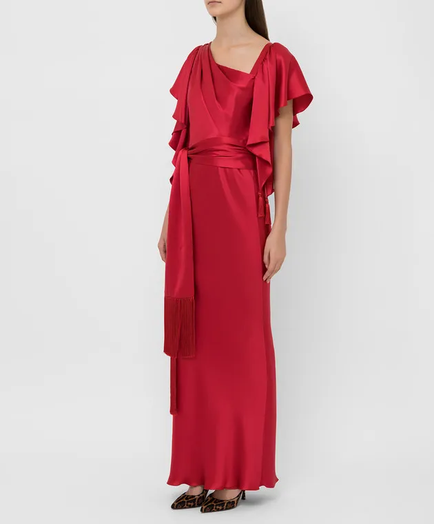 Dolce&Gabbana Abito in seta rossa F6C8LTFU1NU
