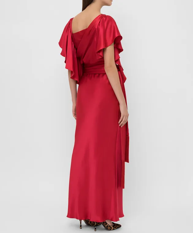 Dolce&Gabbana Abito in seta rossa F6C8LTFU1NU