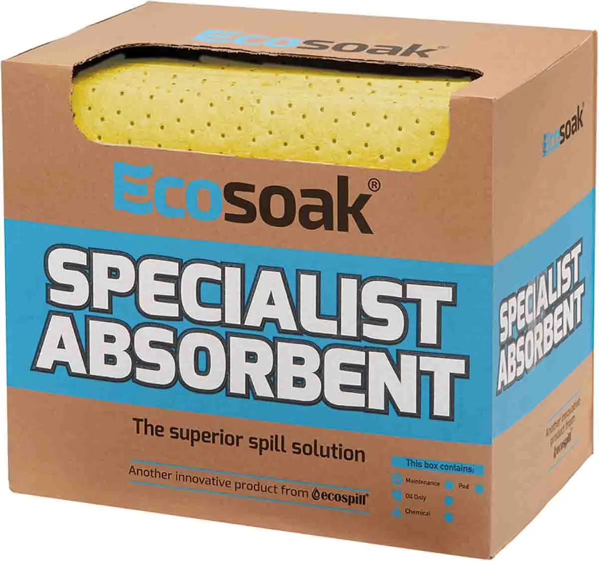 Ecospill Ltd Ecosoak, Tampone, capacità assorbente 70 L, conf. da 1 pz.