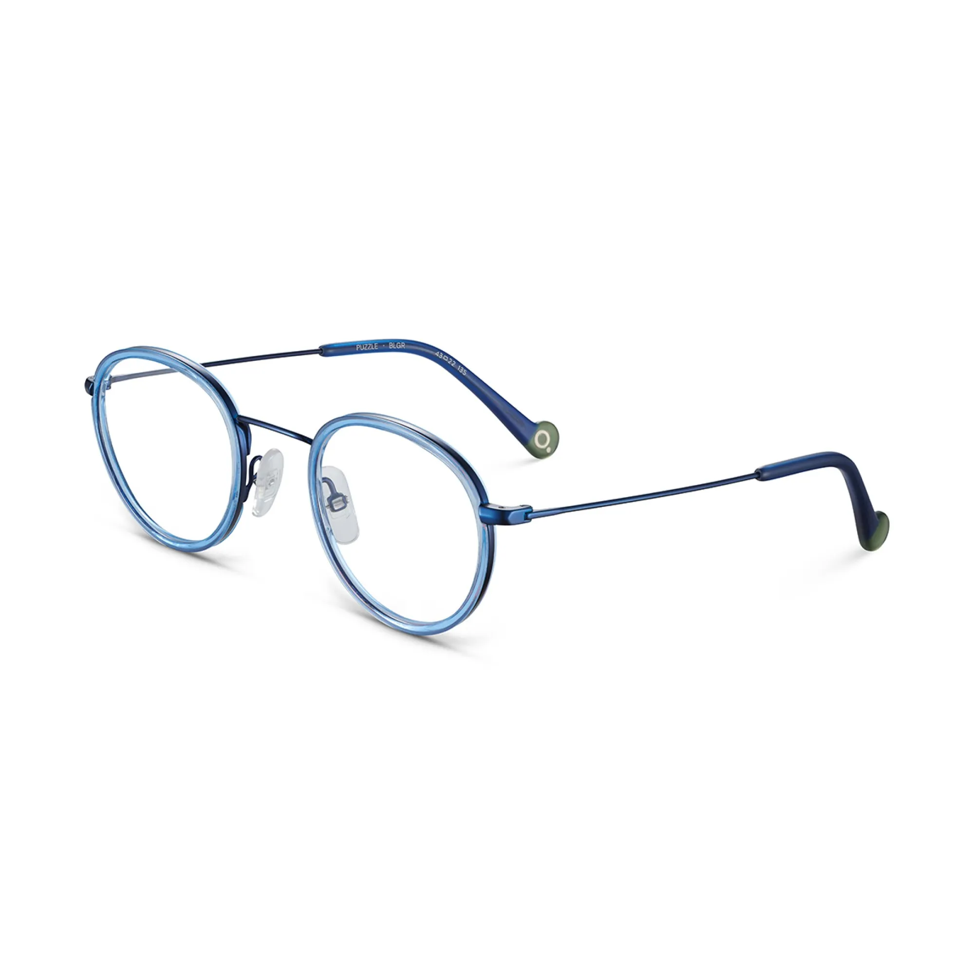   Etnia Barcelona PUZZLE - BLGR Blu Verde | Occhiale Da Vista Bambino Unisex 