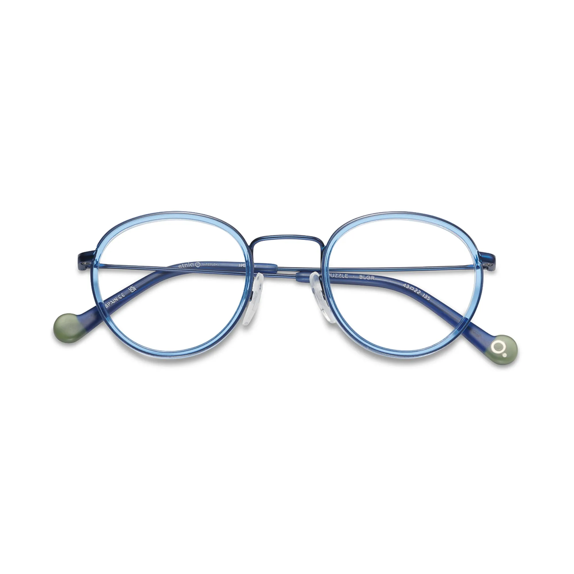   Etnia Barcelona PUZZLE - BLGR Blu Verde | Occhiale Da Vista Bambino Unisex 