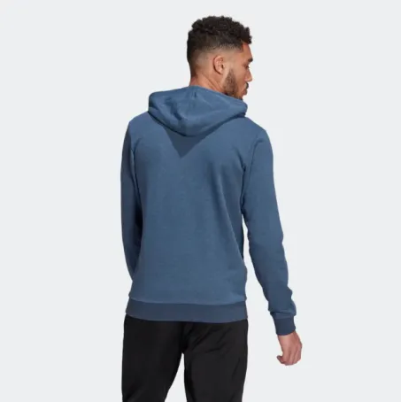 Felpa Adidas Uomo Hoodie Essentials Big Logo GM6965 Blu