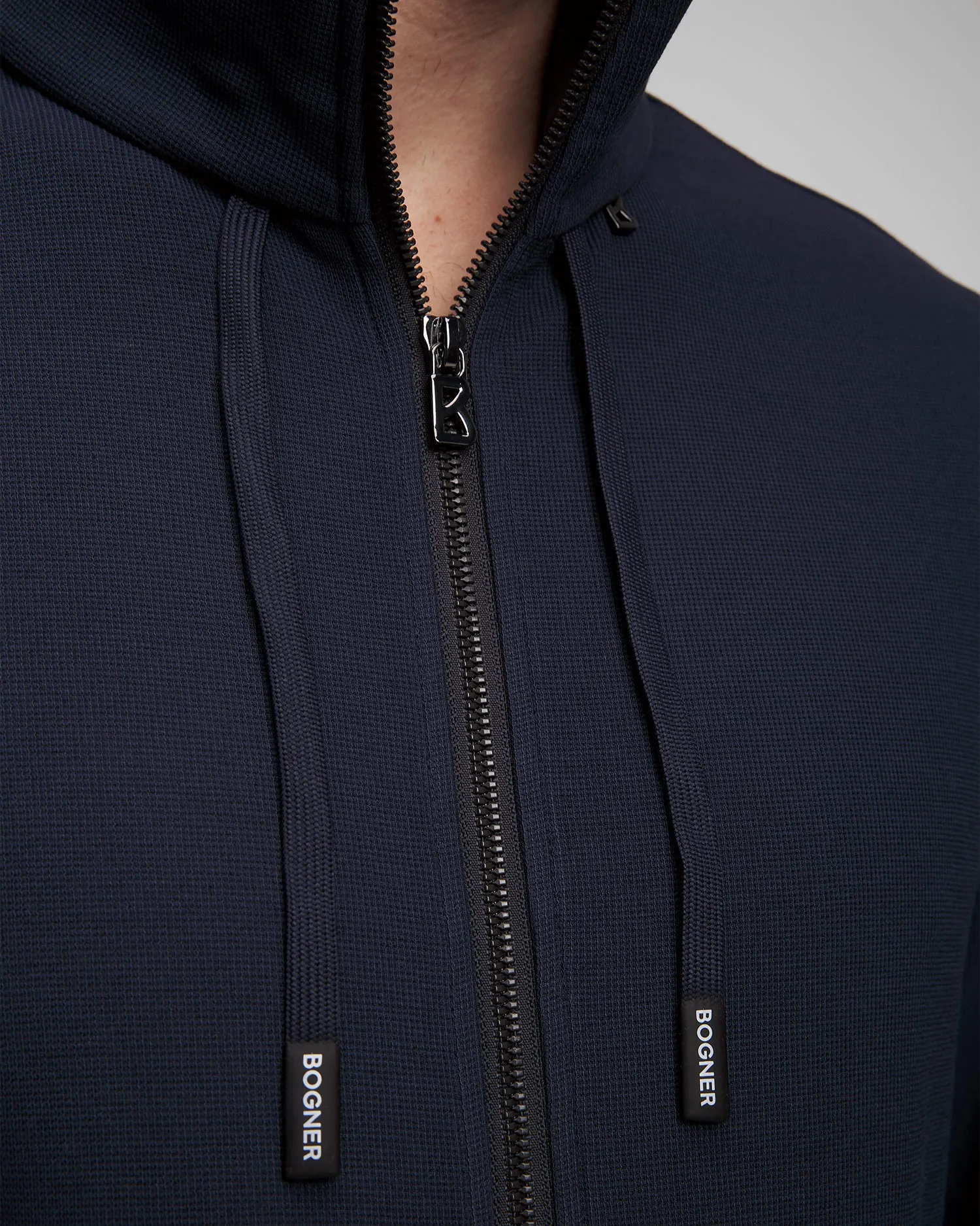 Felpa blu scuro da uomo BOGNER Joshi 88278865-464