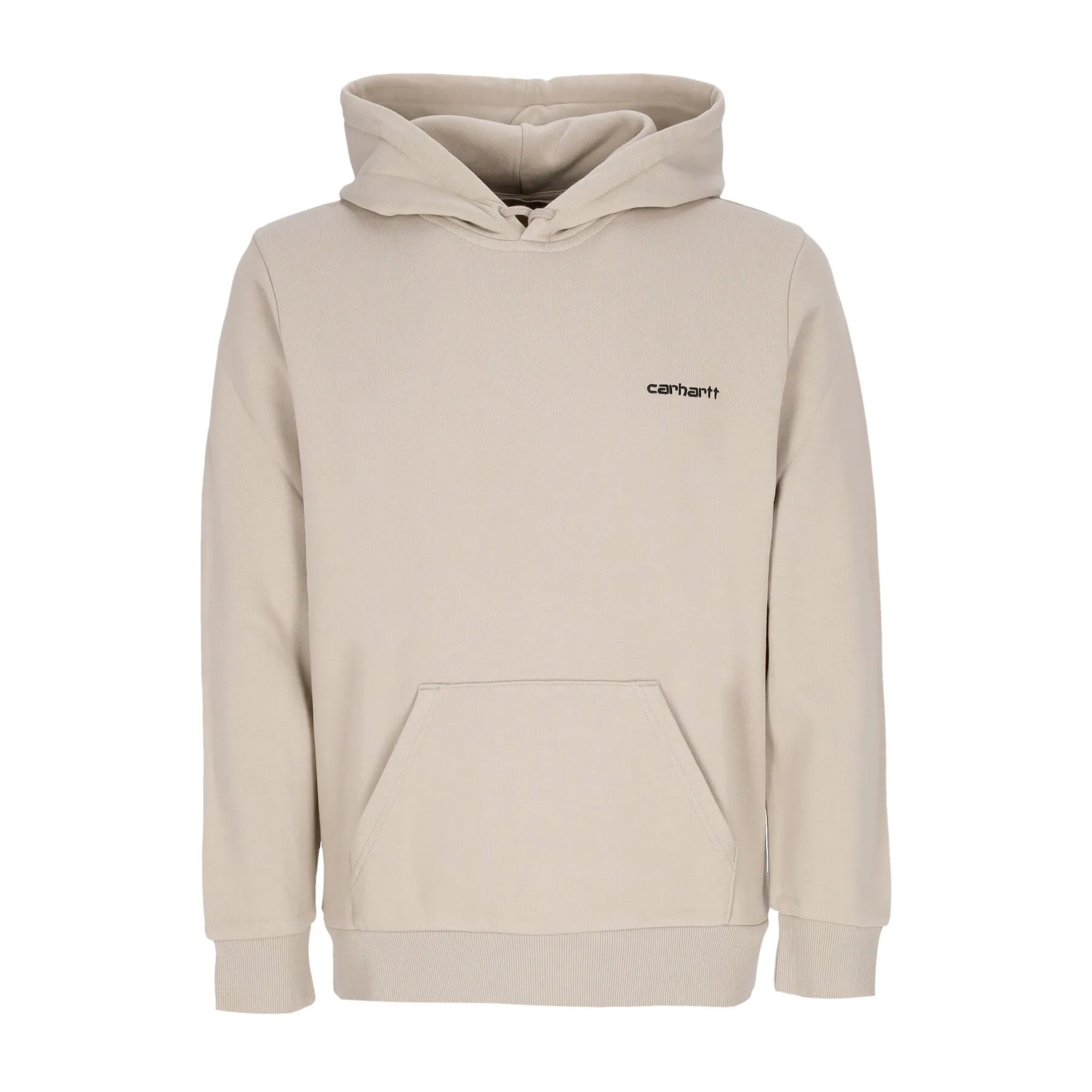 Felpa Cappuccio Uomo Script Embroidery Hooded Wall/black