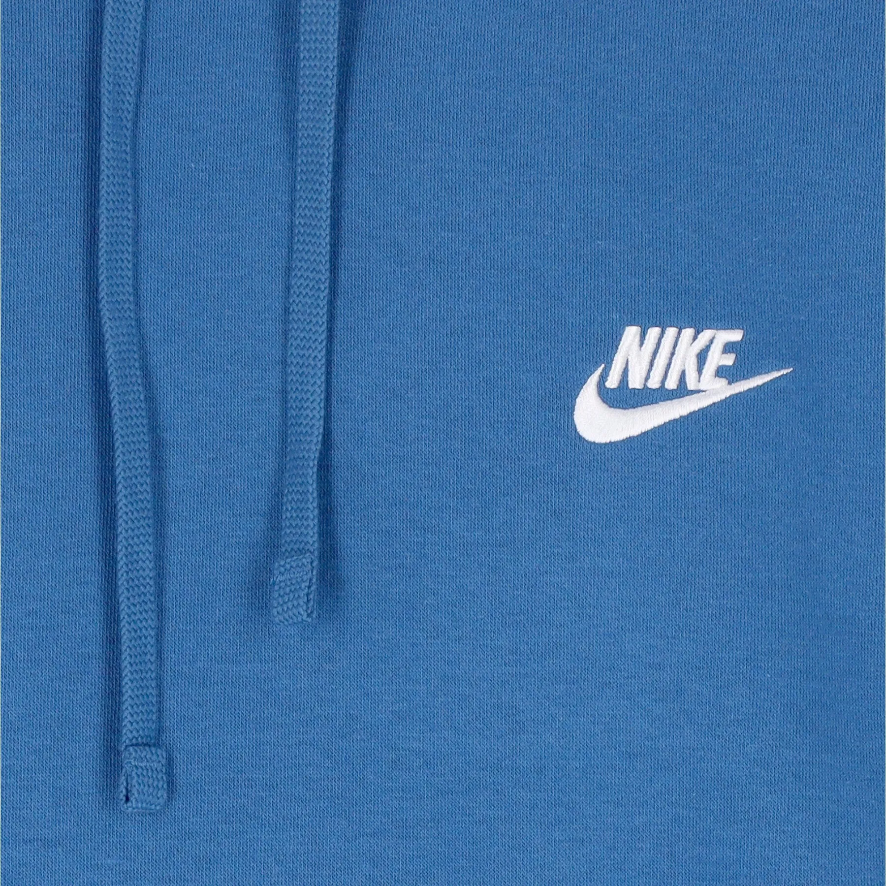 Felpa Cappuccio Uomo Sportswear Club Fleece Hoodie Dk Marina Blue/dk Marina Blue/white
